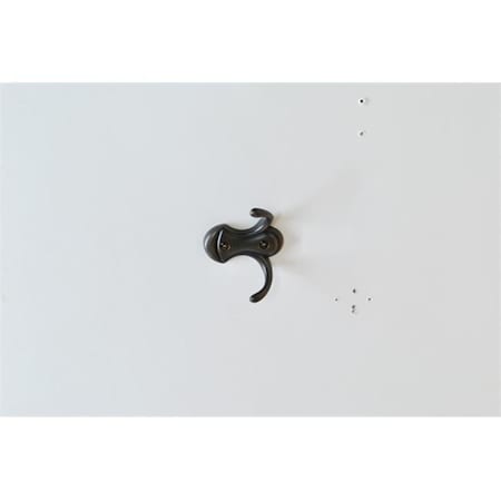 Blueprints Horizontal Double Robe Coat Hook; Venetian Bronze BL478628